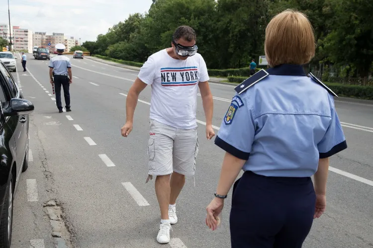 FOTO |  Poliţiştii clujeni au lansat campania „Alcoolul la volan este un ... ACCIDENT!”