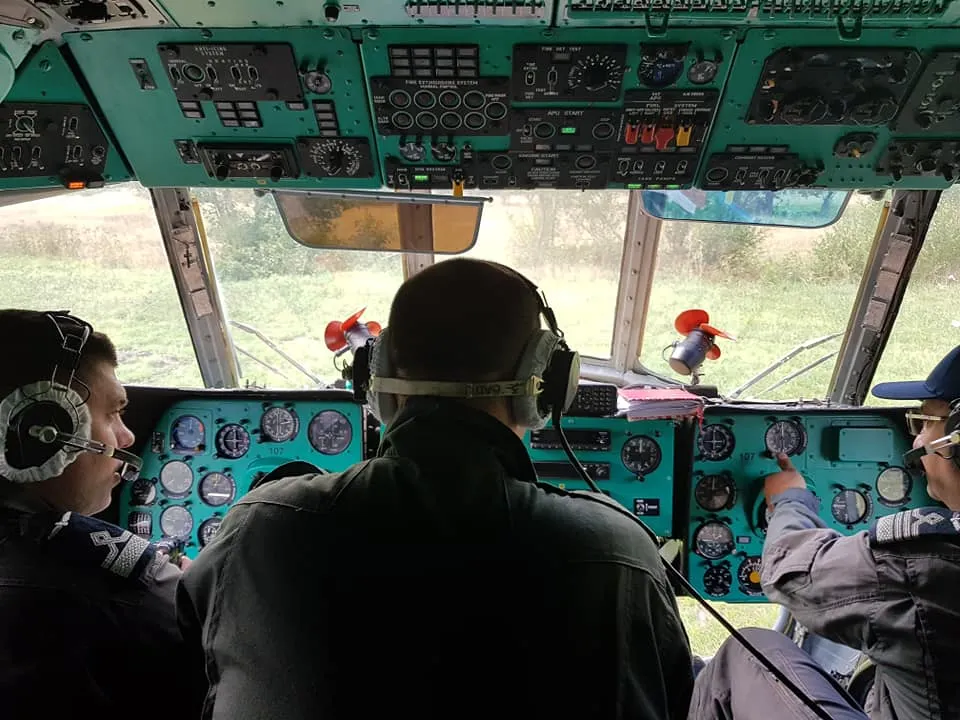 FOTO | Sprijin acordat de Unitatea Specială de Aviaţie Cluj-Napoca colegilor de la Salvamont Mureş