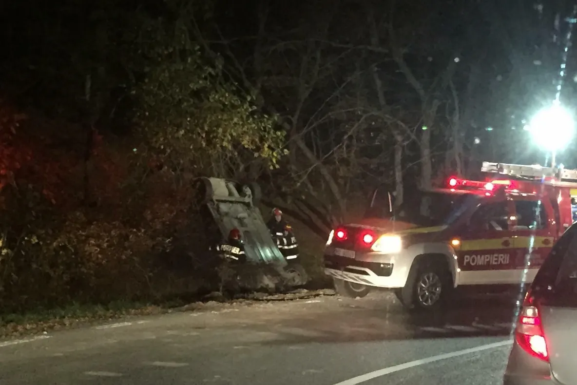 FOTO | Accident rutier grav în Cluj-Napoca! Un bărbat de 41 de ani a decedat