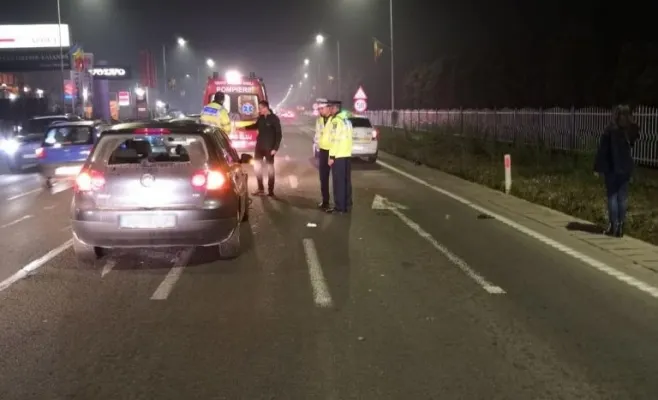 FOTO | Accident mortal la ieşire din Cluj-Napoca! Un bărbat a fost lovit de o maşină