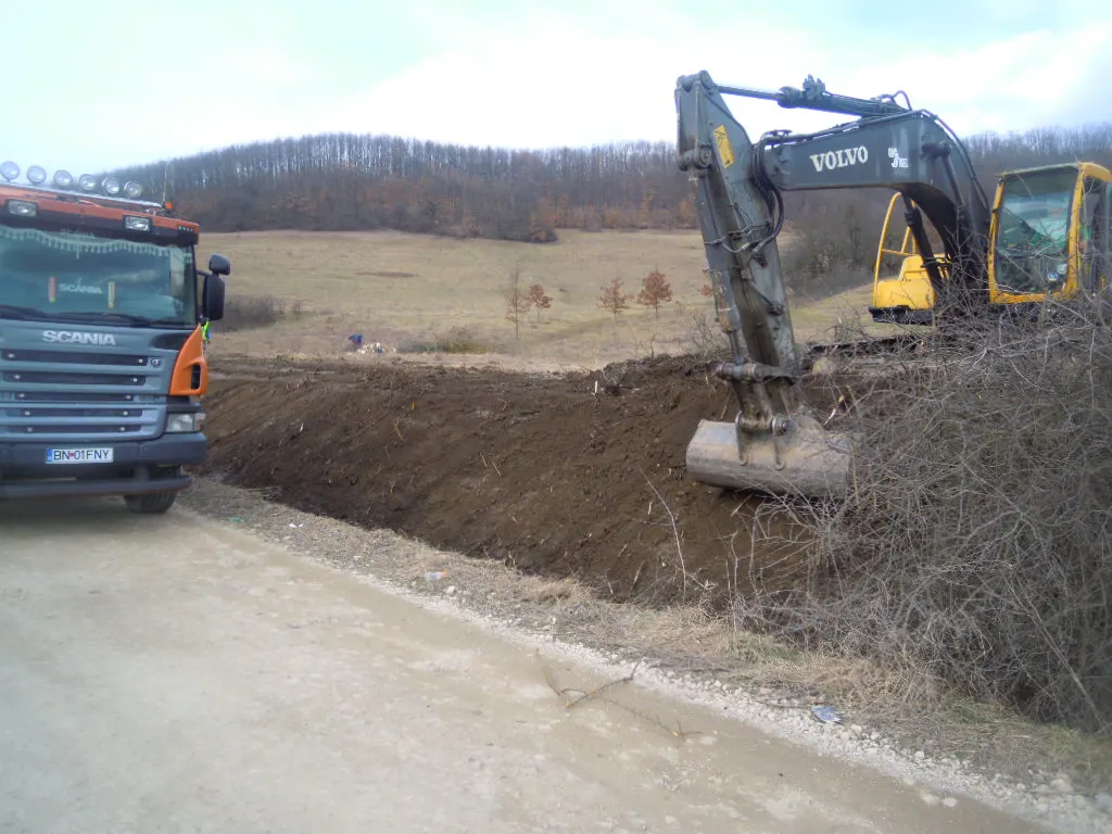 FOTO | Au început lucrările de reabilitare și modernizare pe Drumul Bistriței