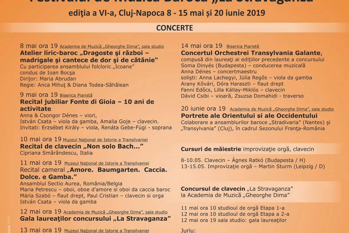 Festivalul de Muzică Barocă „La Stravaganza” la Cluj
