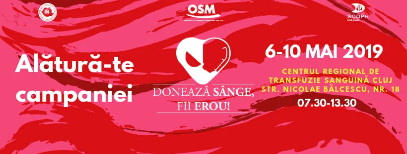 Alătură-te campaniei „Donează sânge! Fii erou!”