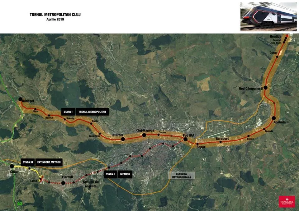 5 oferte depuse pentru realizarea studiilor de pre-fezabilitate și fezabilitate pentru metrou și tren metropolitan la Cluj
