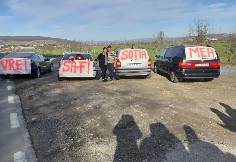 Cerere de căsătorie inedită la Cluj | Tânăra a izbucnit în lacrimi (VIDEO)
