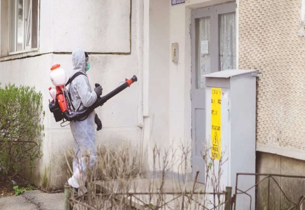 Acțiuni de dezinfecție la blocurile de locuințe
