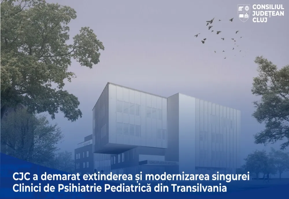 Au început lucrările de extindere și modernizare a singurei Clinici de Psihiatrie Pediatrică din Transilvania