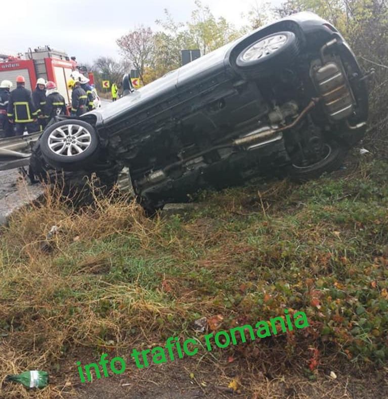 FOTO | Accident rutier mortal! Un bărbat a murit, iar alţi trei au fost răniţi