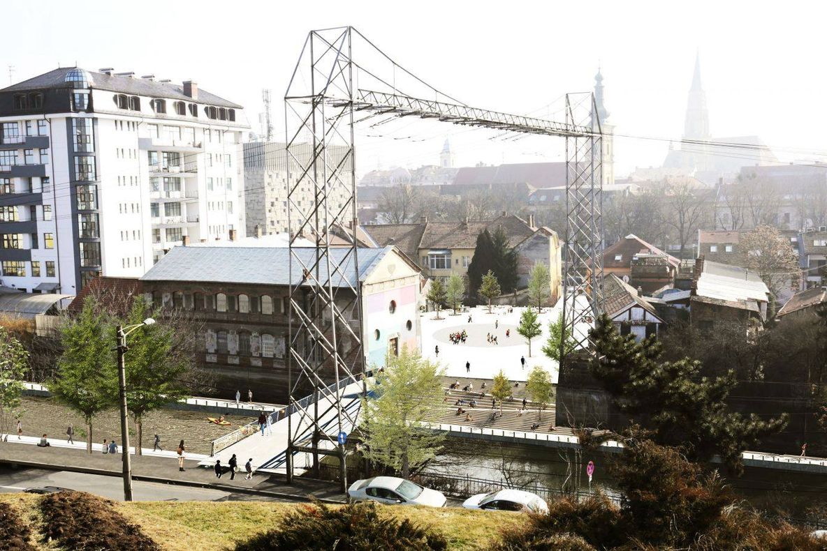 FOTO | Proiect de 1,5 milioane de lei pentru reamanejarea malurilor Someşului în Cluj: poduri pentru pietoni, zone de promenadă şi piste de biciclete