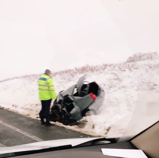 FOTO | Accident mortal pe centura Clujului, în Apahida! Un bărbat şi-a pierdut viaţa