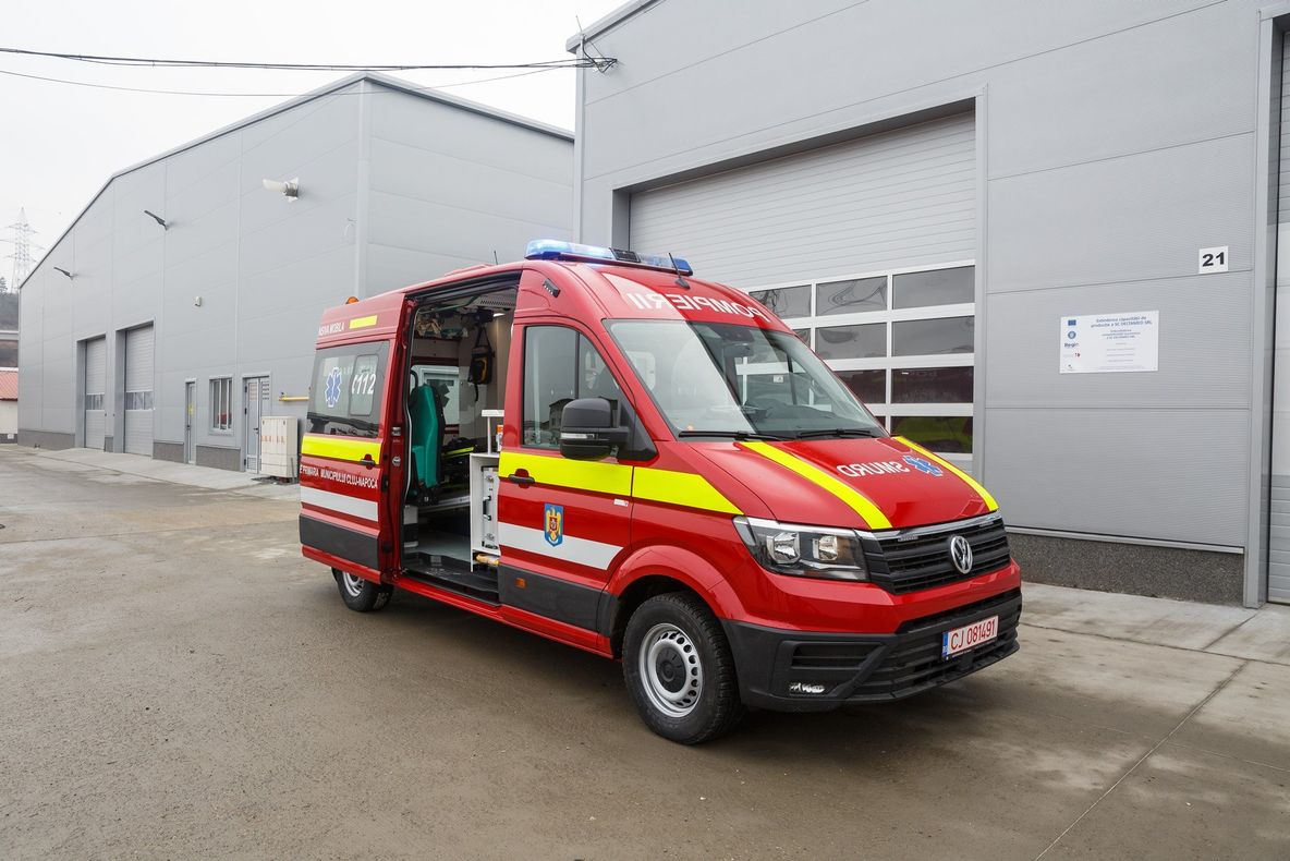 FOTO | Primăria Cluj-Napoca a achiziționat o nouă ambulanță de ultimă generație