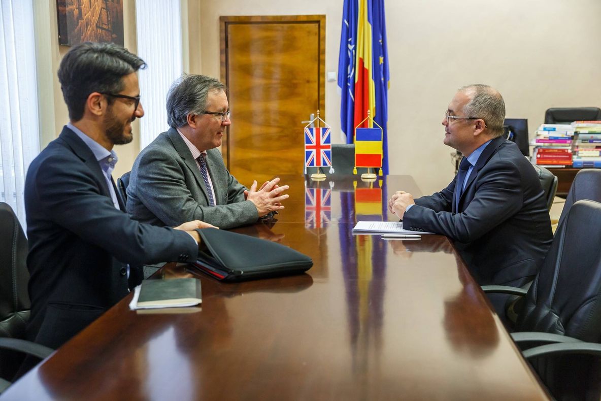Vizită la Primăria Cluj-Napoca a Ambasadorului Regatului Unit al Marii Britanii şi Irlandei de Nord