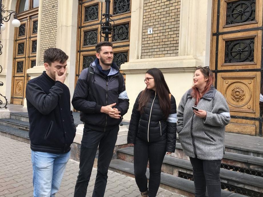 Studenții de la Facultatea de Drept, protest împotriva modificării legilor Justiției