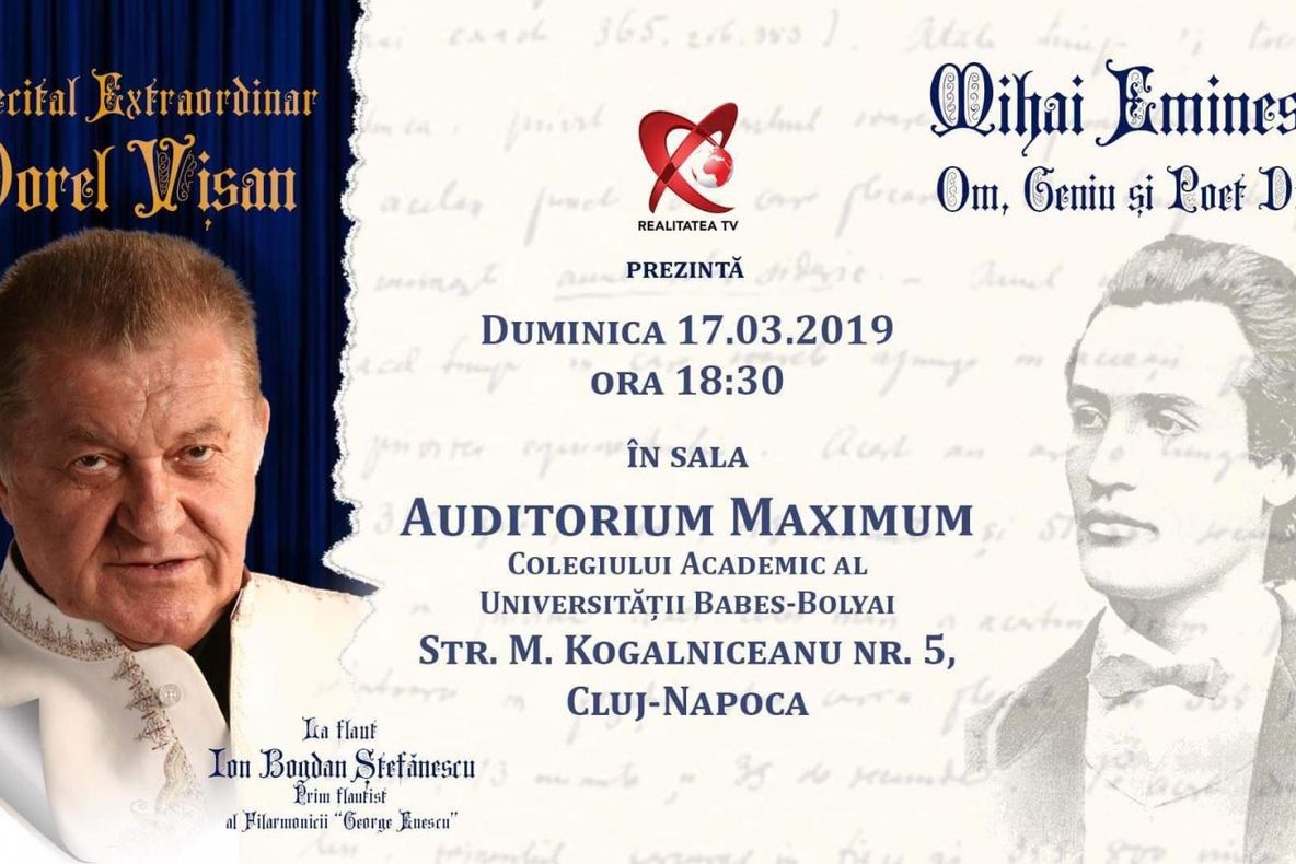 Dorel Vișan, recital la Auditorium Maximum