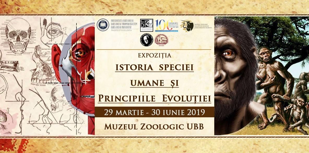 „Istoria Speciei Umane și Principiile Evoluției” la  Muzeul Zoologic al UBB