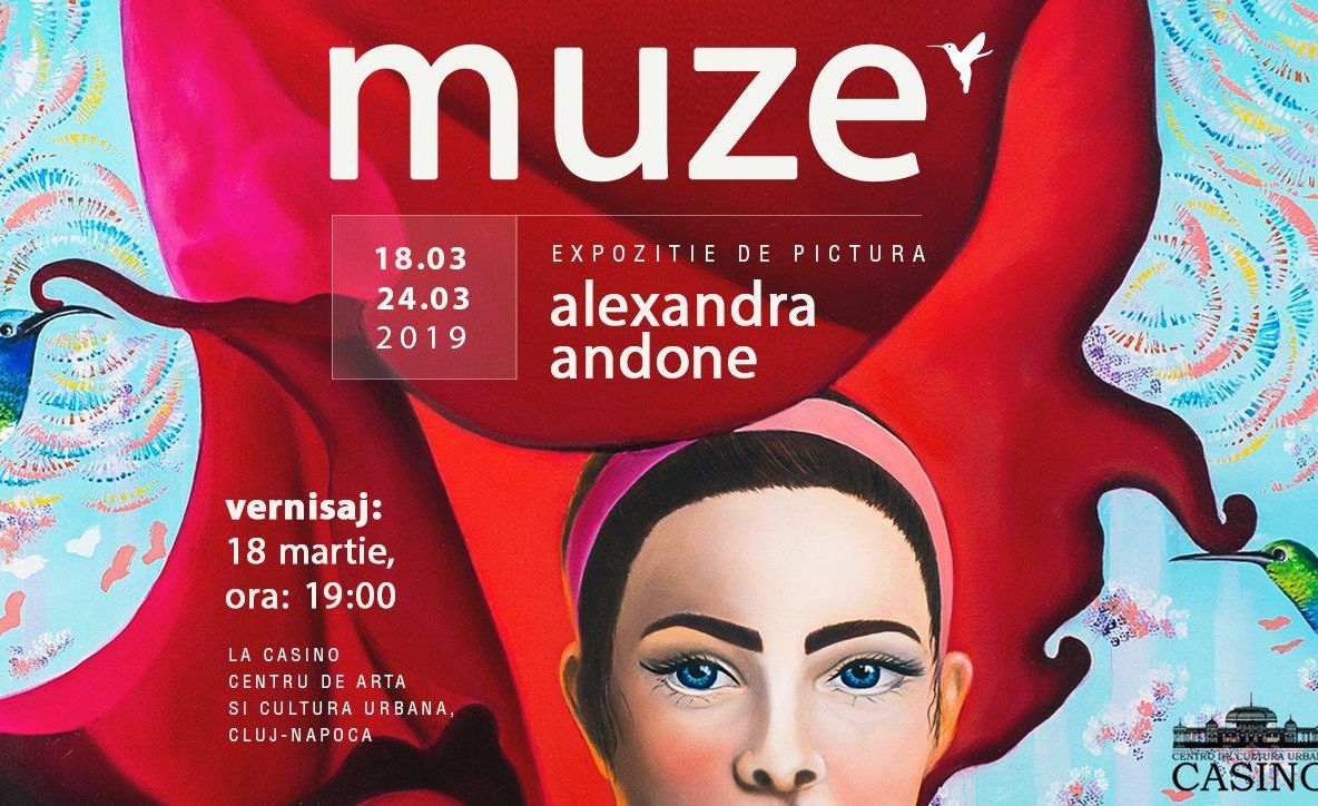 Expoziția "Muze", semnată Alexandra Andone, vernisată la Casino, în Parcul Central