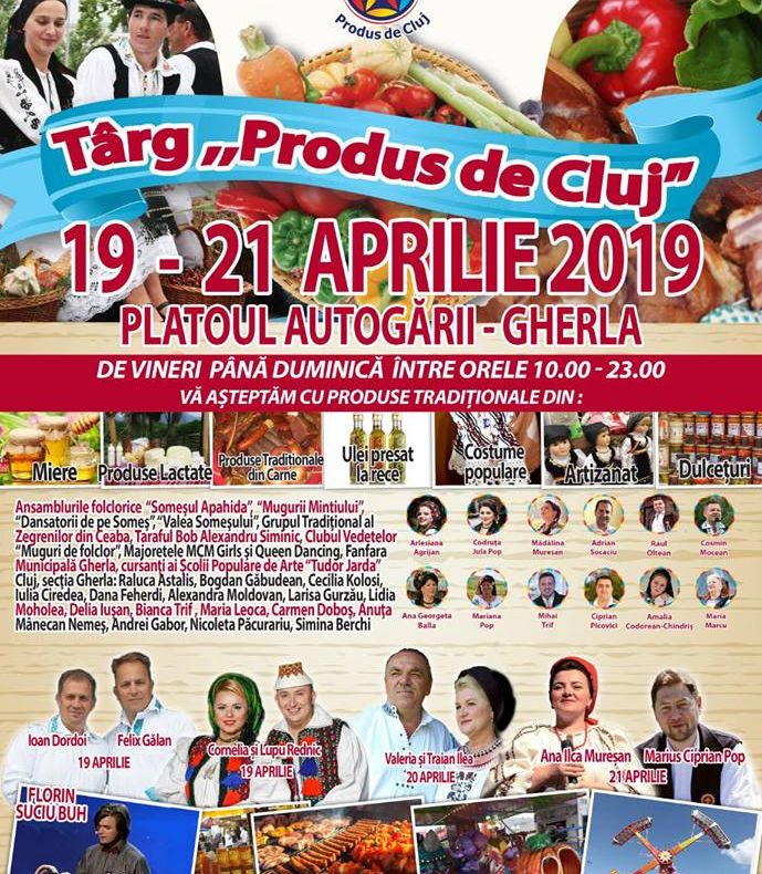 Târgul Produs de Cluj sărbătoreşte la Gherla Paştele catolic și Floriile credincioșilor ortodocși și greco-catolici