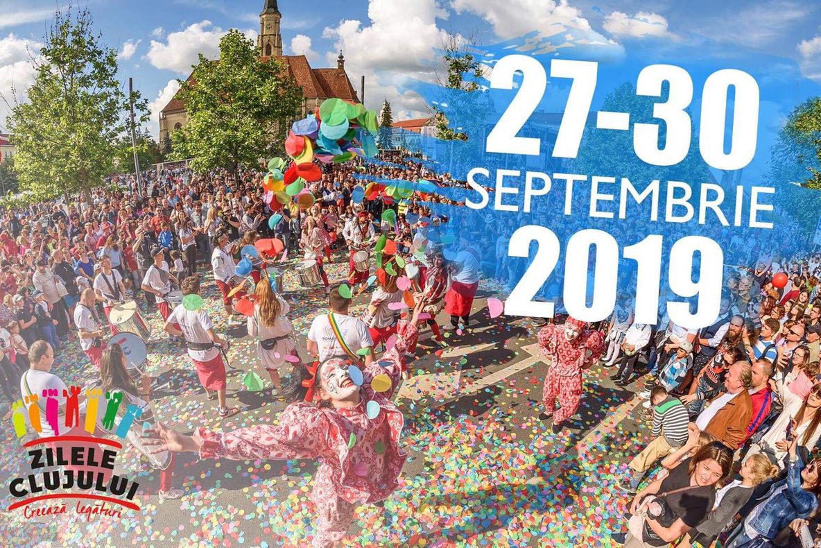 Zilele Clujului 2019 vor fi organizate în perioada 27-30 septembrie