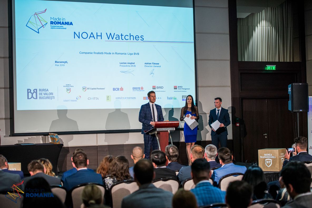 Start-up-ul clujean, Noah Watches, finalista celei de a III-a ediţii “Made în România”