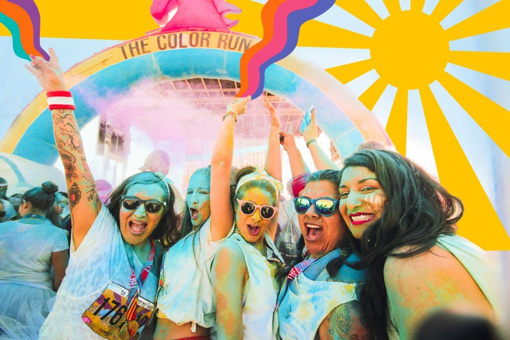 Centrul Clujului, închis de The Color Run