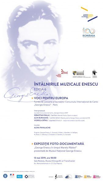 Laureații de canto ”Georges Enesco” Paris cântă la Cluj