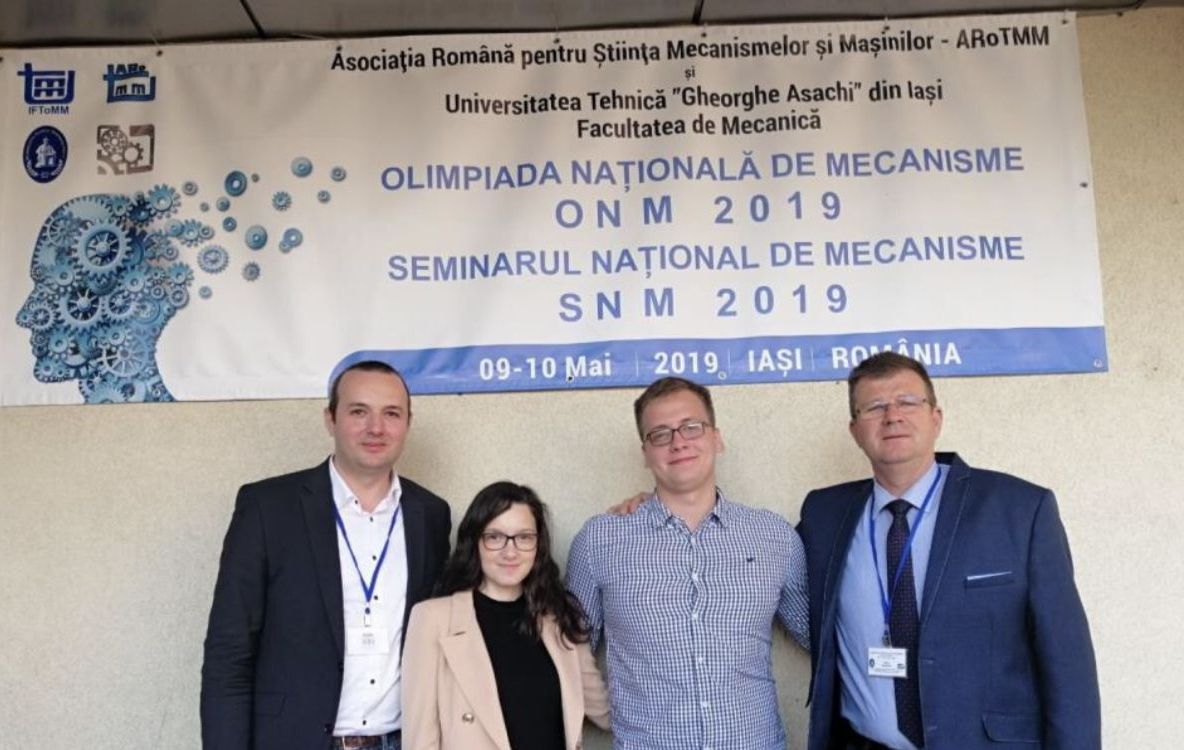 Doi studenți din cadrul UTCN au fost premiați la Olimpiada Națională de Mecanisme