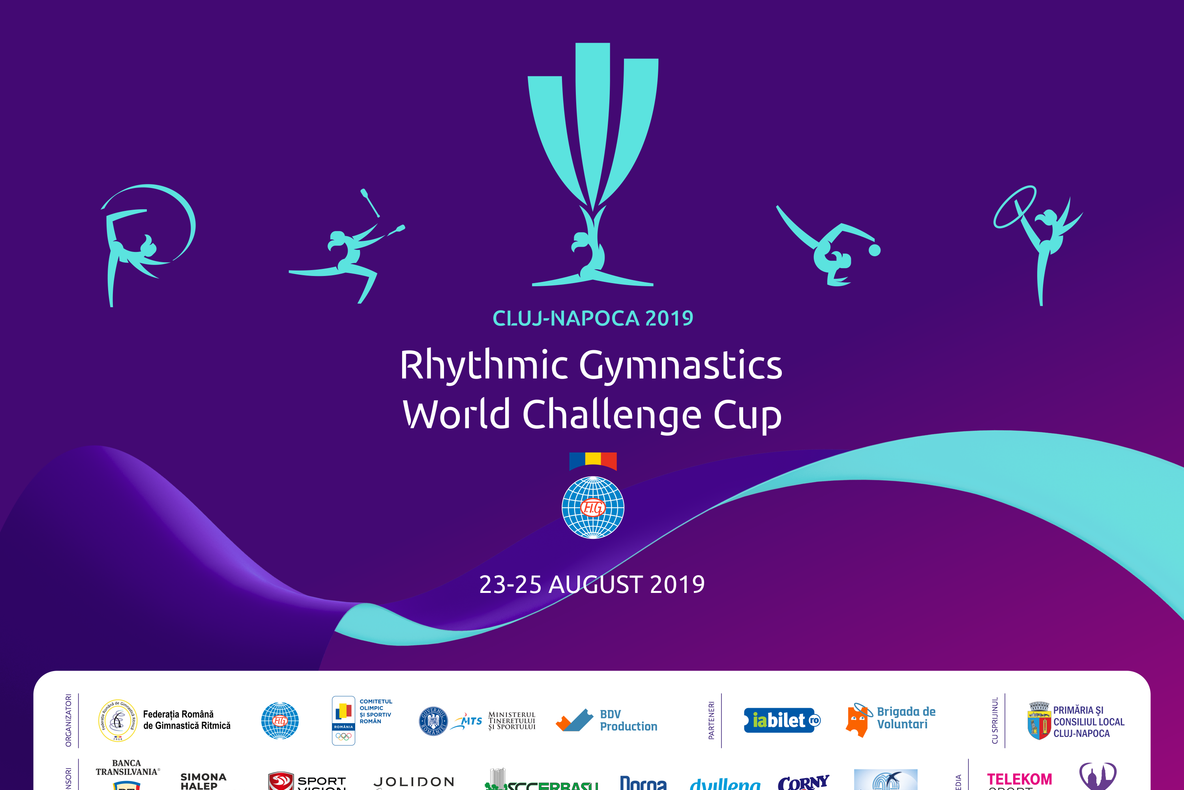 Cluj-Napoca va fi gazda primei competiții internaționale de Gimnastică Ritmică din România de tipul "World Challenge Cup"