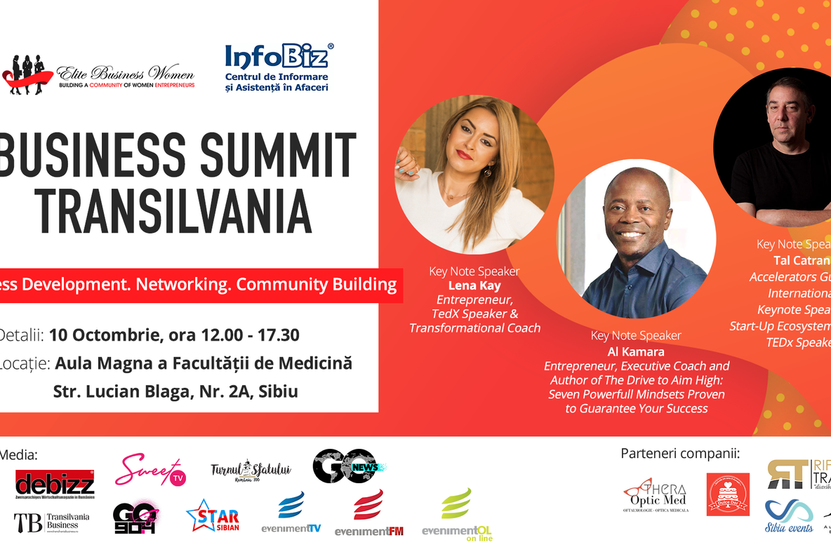 Transilvania Business Summit: Transilvania antreprenorială, o nouă abordare, o voce unitară