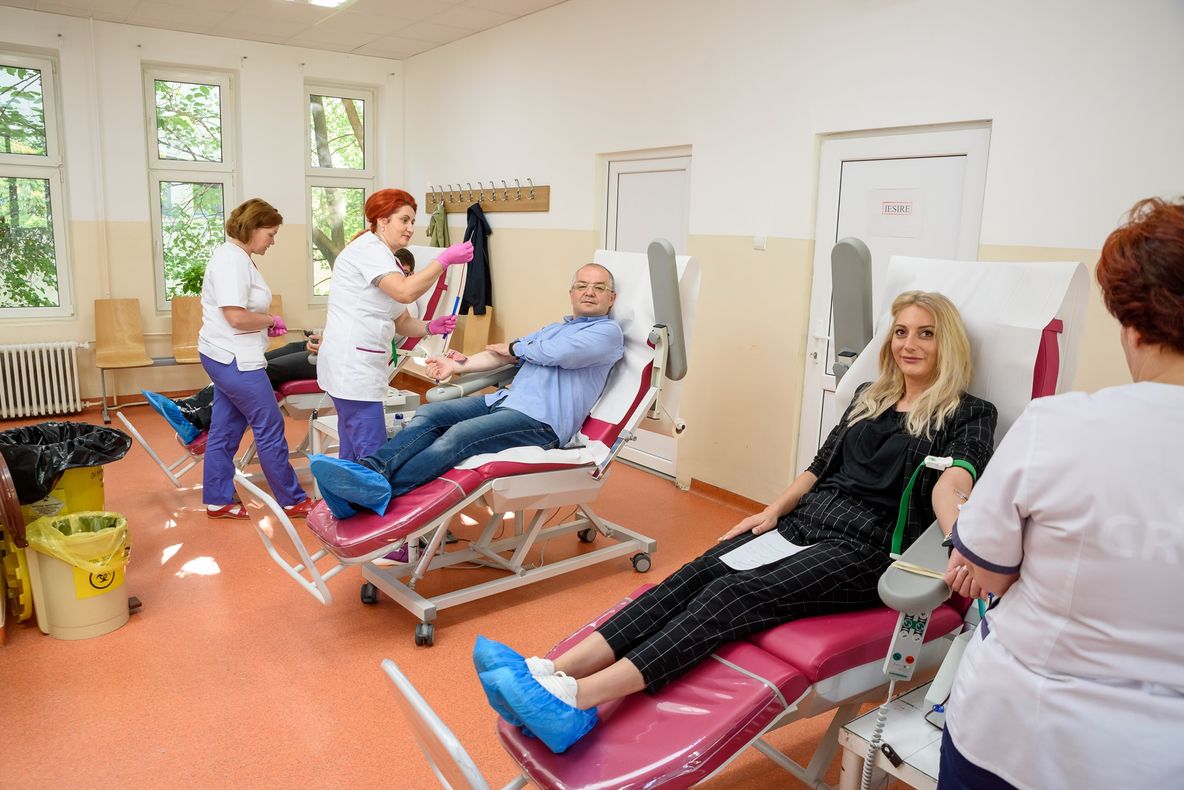 Edilul municipiului Cluj-Napoca şi angajaţii primăriei au donat sânge