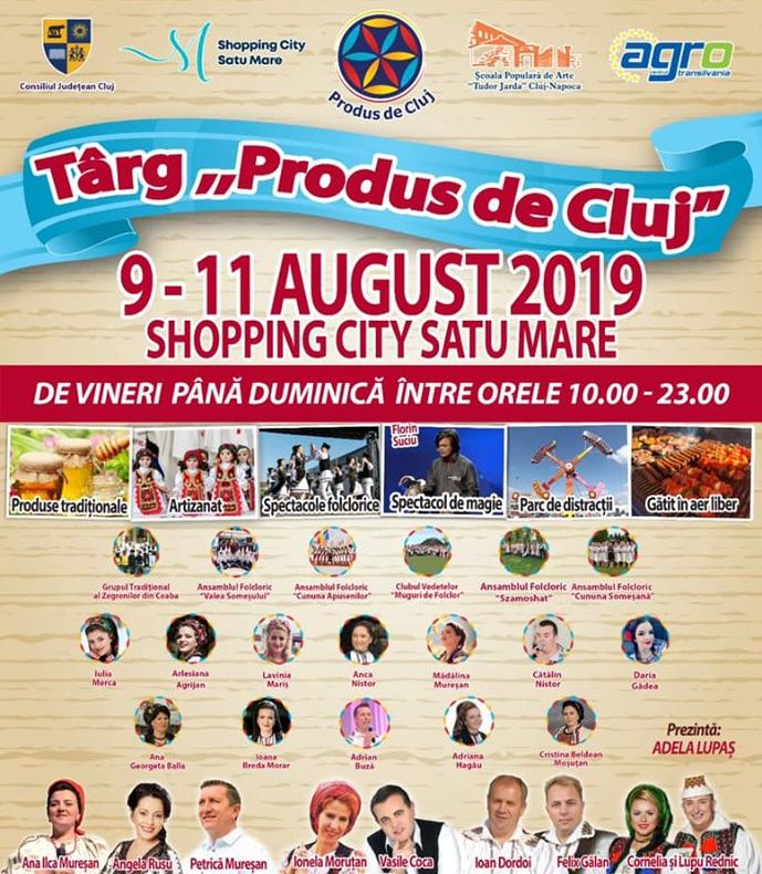Târgul Produs de Cluj revine pentru a doua oară în acest an la Satu Mare