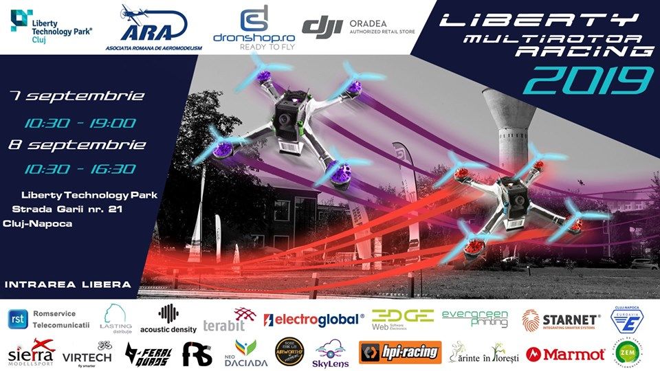 Program de week-end: clujenii sunt invitați la concursul de aeromodelism  Liberty Multirotor Racing – ediția treia