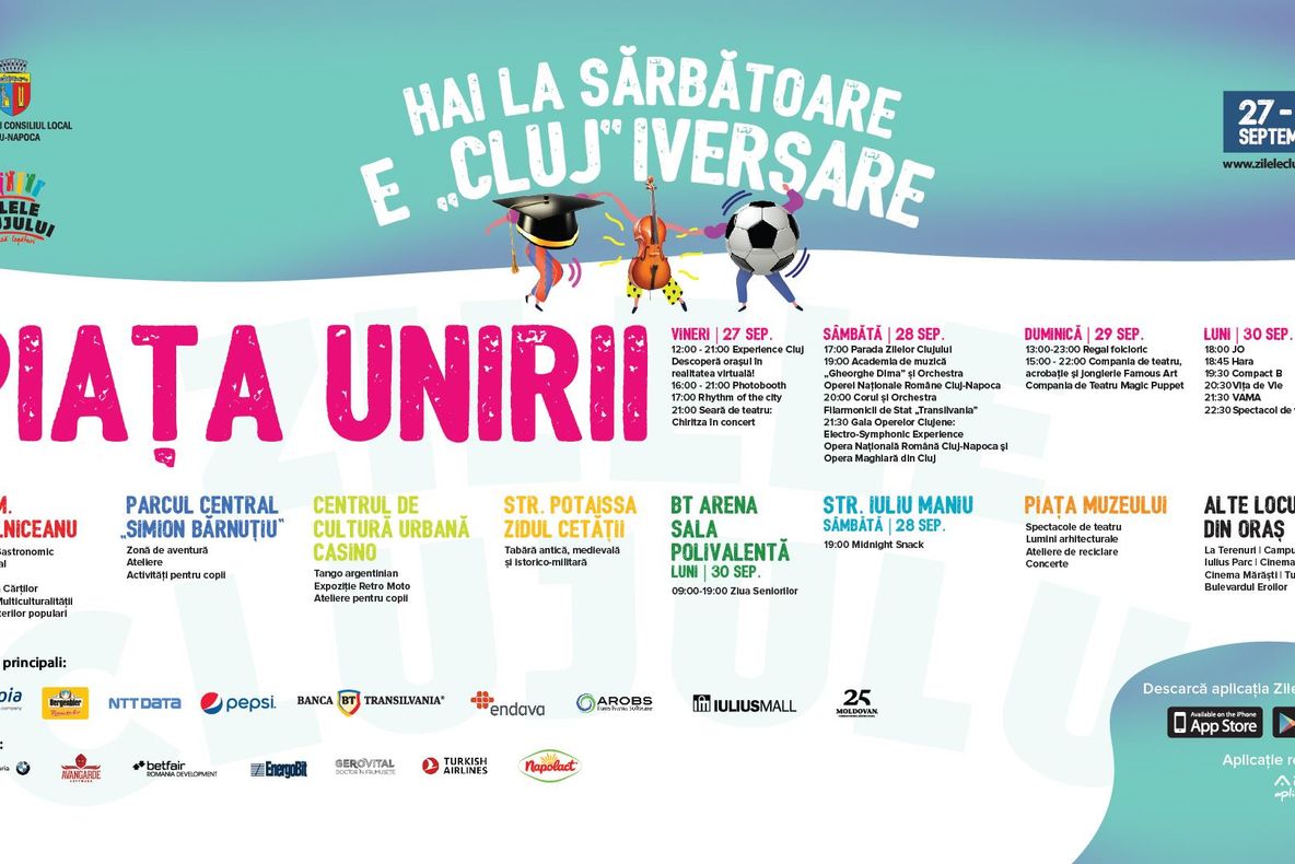 Încep Zilele Clujului 2019