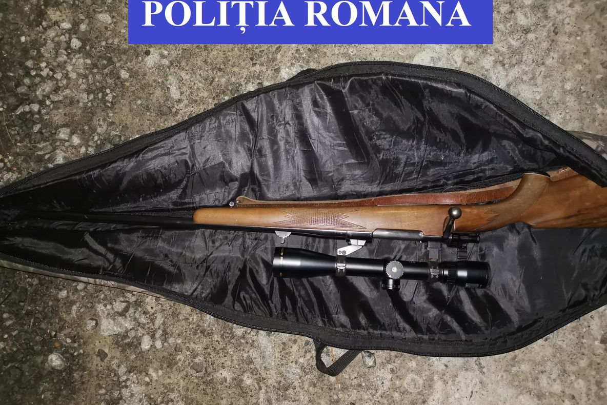 Bărbat cercetat pentru braconaj cinegetic! A fost găsită o armă asupra sa
