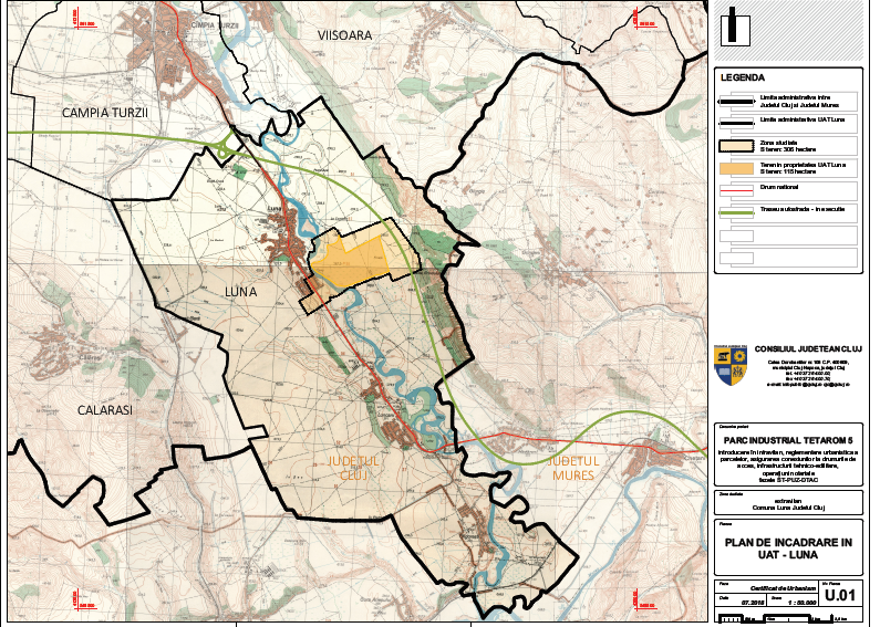 Demersuri ale Consiliului Județean pentru realizarea drumului de acces spre viitorul Parc Industrial TETAROM V