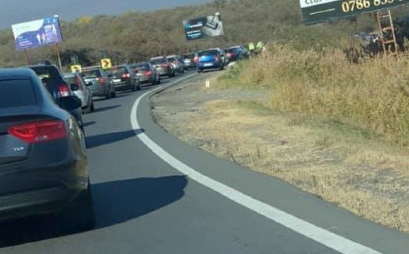 Accident în Feleacu! Un motociclist a fost rănit