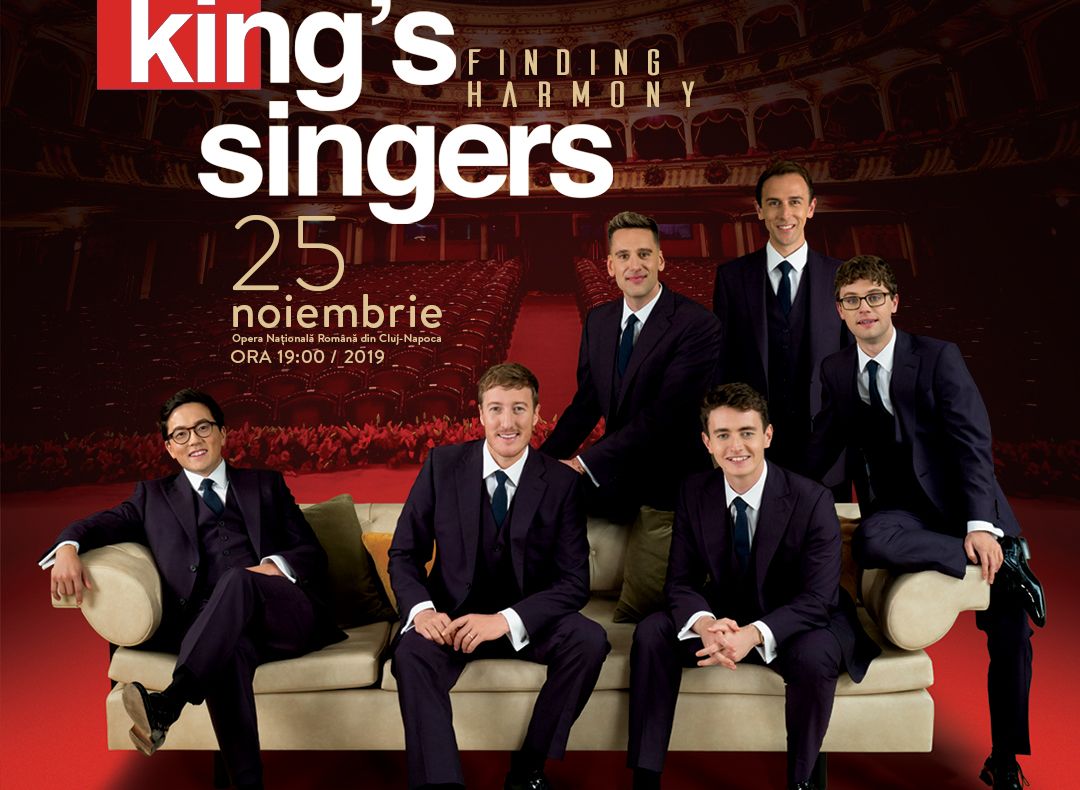 THE KING’S SINGERS prezintă FINDING HARMONY, în concert extraordinar la Opera Națională Română din Cluj-Napoca
