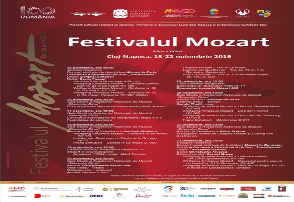 Festivalul Internațional Mozart la Cluj-Napoca