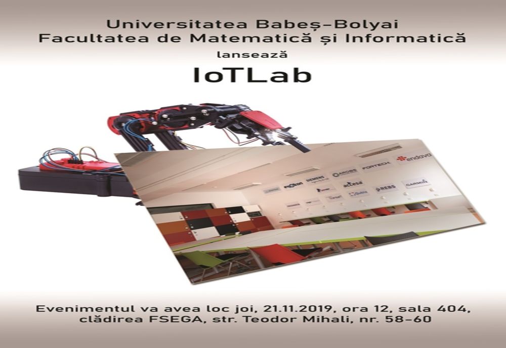 UBB inaugurează laboratorul IoTLab (Internet of Things Lab)