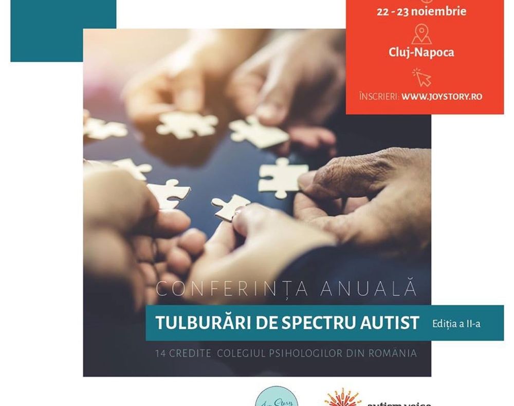 A doua ediție a conferinței "TULBURĂRI DE SPECTRU AUTIST" la Cluj-Napoca