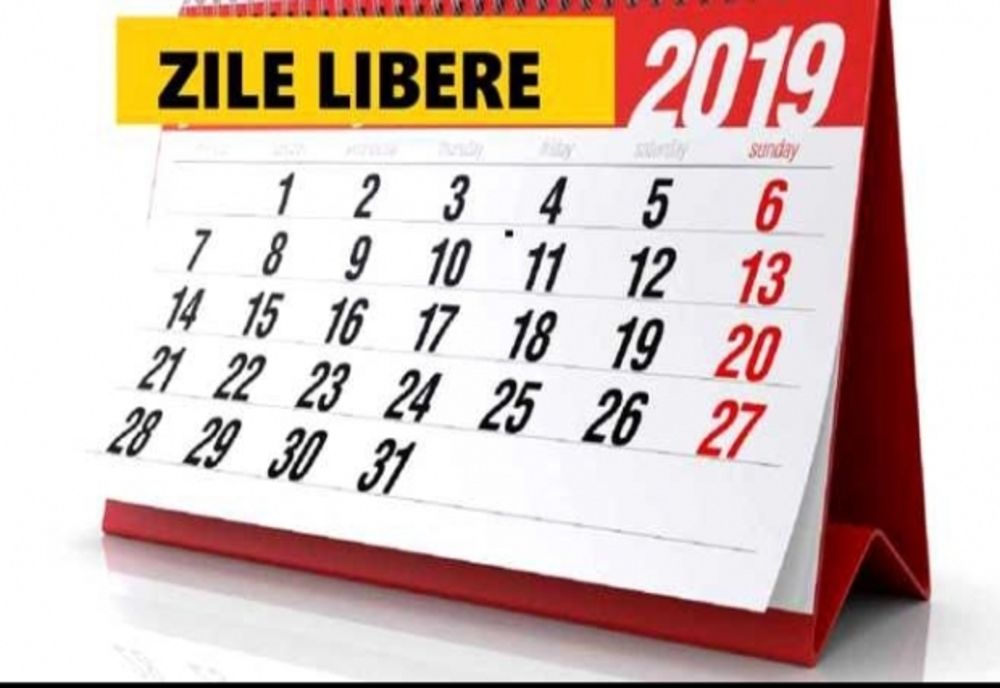 Liber pentru bugetari în zilele de 27 decembrie și 3 ianuarie