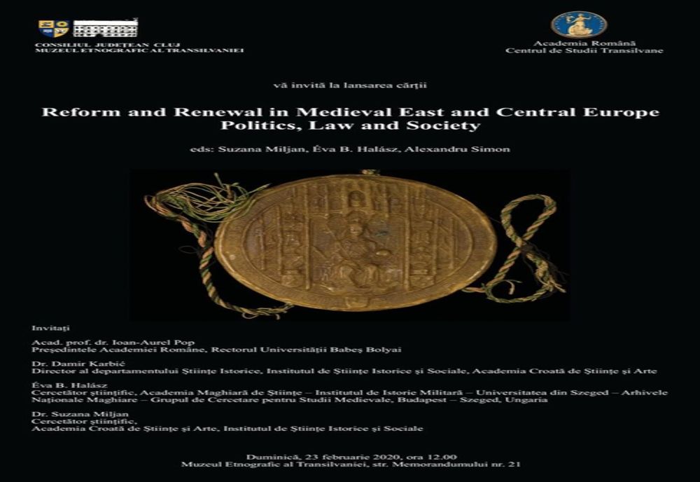 Ziua Regelui Matia, celebrată la Cluj prin lansarea unui volum dedicat istoriei Europei Centrale