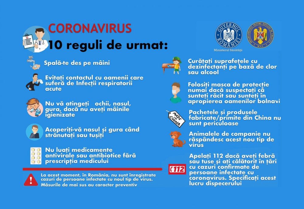 Coronavirus în București - Bărbat de 49 de ani - Cazul numărul 12 în România