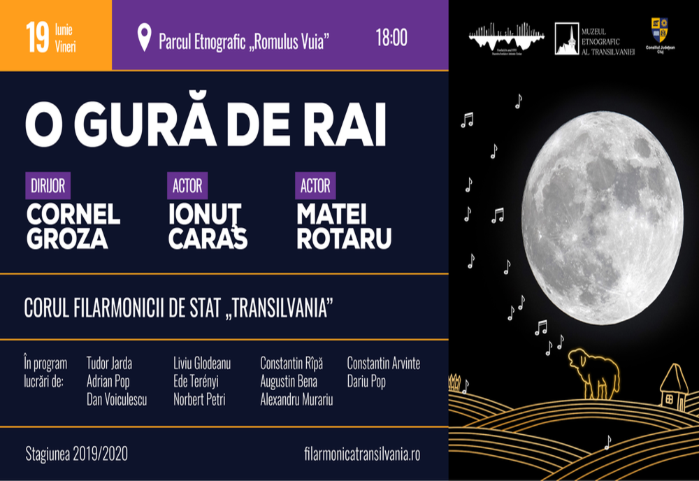 Concert al Filarmonicii de Stat Transilvania în Parcul Etnografic Cluj