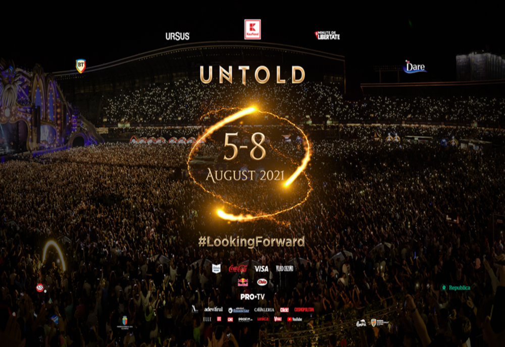 Festivalul UNTOLD 2021 îşi va deschide porţile în perioada 5 - 8 august