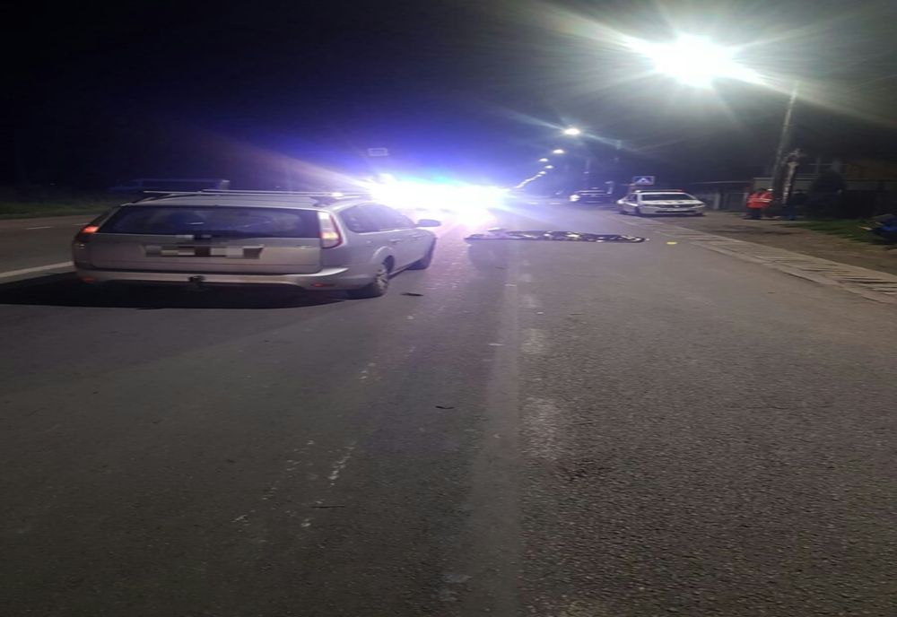 FOTO | Grav accident în Jucu! Un bărbat a murit după ce a fost lovit de o mașină 