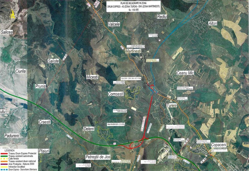 Noi demersuri pentru construirea drumului expres ce va face conexiunea între Autostrada A3 și DN1