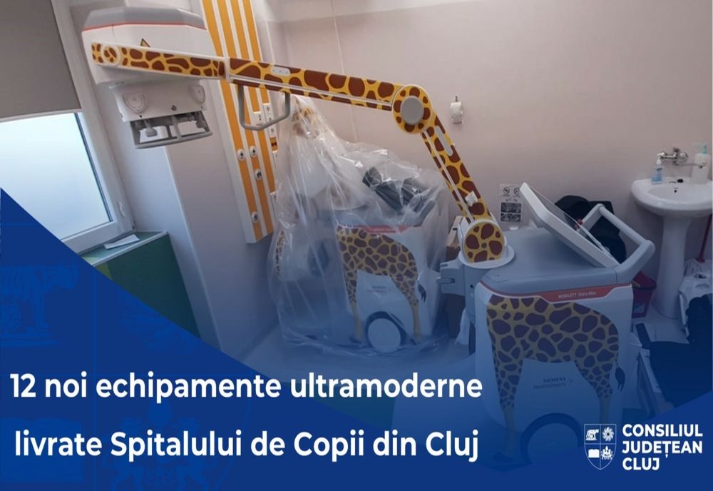 12 noi echipamente medicale de înaltă tehnologie, în dotarea Spitalului de Copii din Cluj-Napoca
