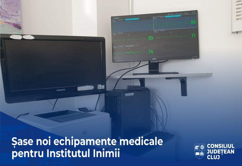 Șase echipamente medicale pentru Institutul Inimii