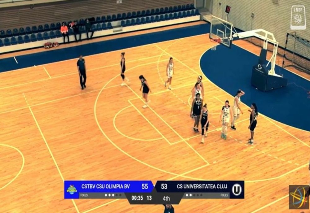 BASCHET: Olimpia CSU Brașov - Universitatea Cluj-Napoca 55-56