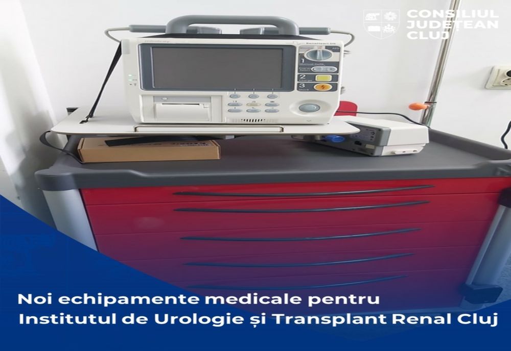 Noi echipamente medicale în dotarea Institutului Clinic de Urologie și Transplant Renal Cluj-Napoca